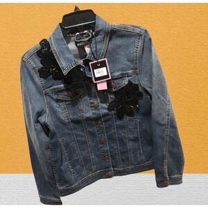 Nanette Lepore Jean Jacket size Small